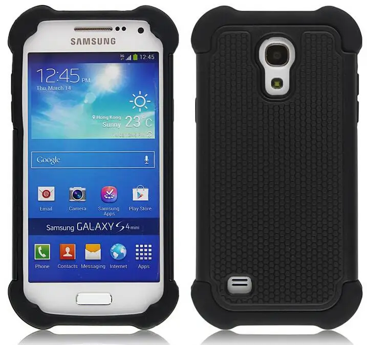 Чехол для Galaxy S4 Mini защита от падения Броня Защитник Гибридный двойной чехол