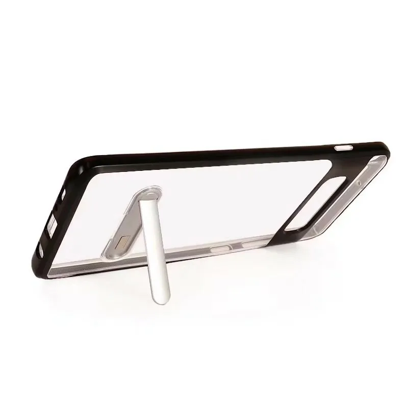 Импорт высокие прозрачные мягкие ТПУ жесткий защитный чехол Frame Magnic Kickstand чехол для телефона для samsung S10 Lite S10 плюс S10