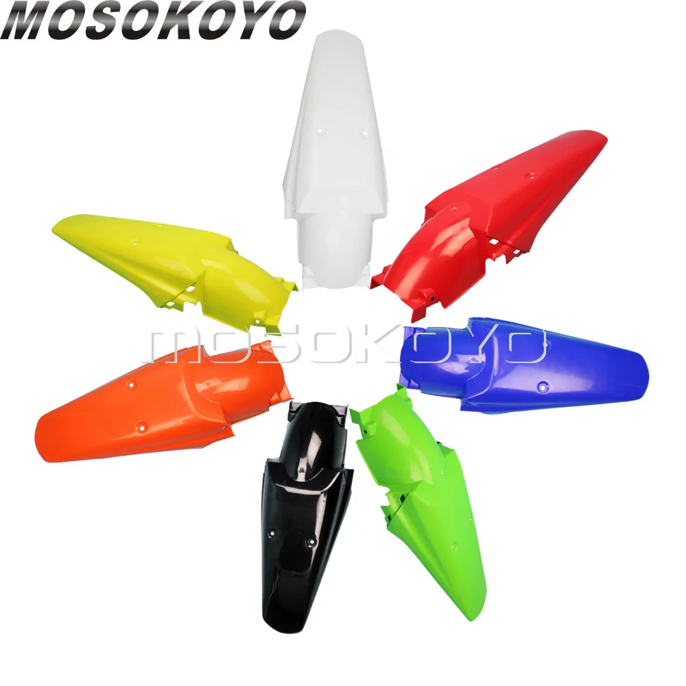 7 видов цветов MX Enduro Мотокросс заднее крыло брызговик Защитная крышка для Honda XR CRF