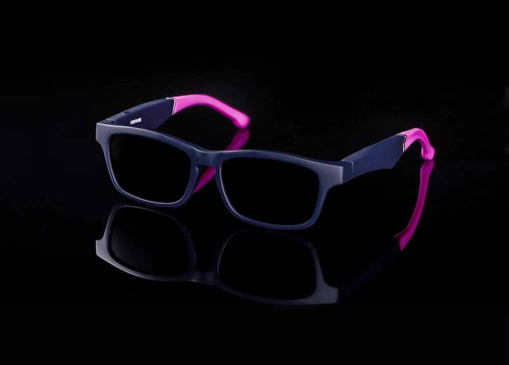 Blue Transparent Классические очки Bluetooth 5,0 открытый аудио стерео динамик микрофон для iPhone huawei Xiaomi Bluetooth Смарт-очки - Color: Blue Transparent