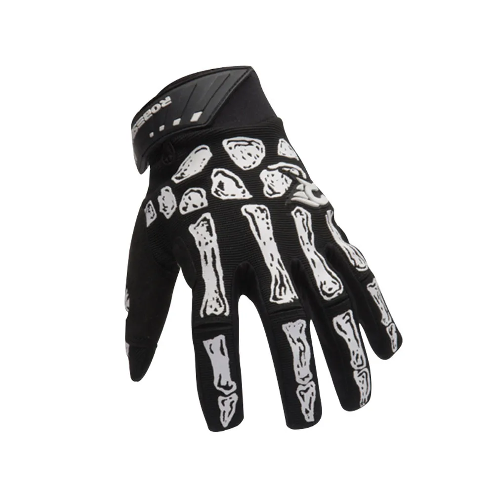 ROBESBO перчатки для велоспорта ветрозащитные термозащитные Guantes с черепом