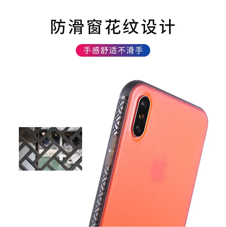 Модный чехол из углеродного волокна с градиентом фруктов и конфет для iPhone X XS Max Xr 8