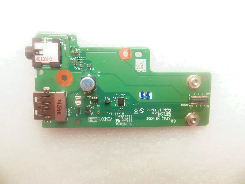 

Оригинал для Lenovo Thinkpad L450 USB аудио разъем порт плата NS-A352