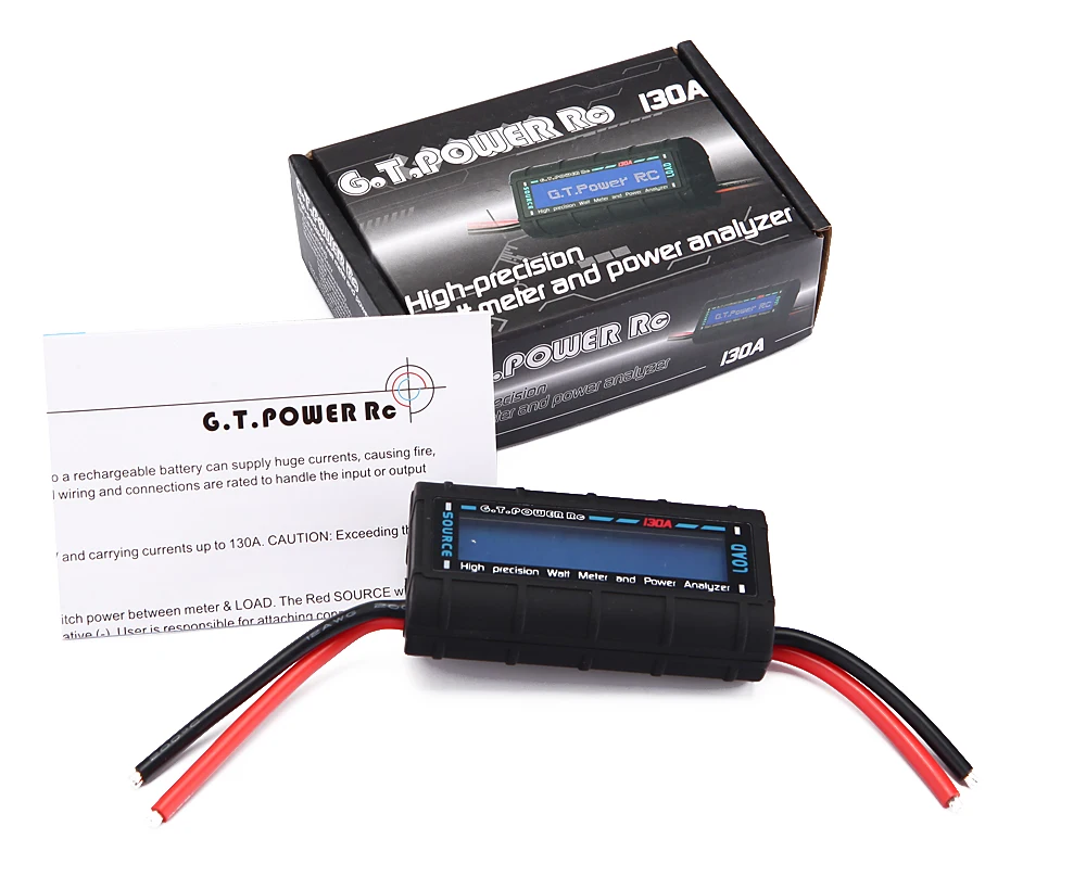 GT Power LCD RC 130A ватт метр анализатор мощности балансировка батареи амперметр|gt