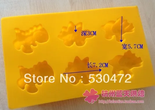 Форма для мыла с 6 отверстиями силиконовая форма торта выпечки в форме