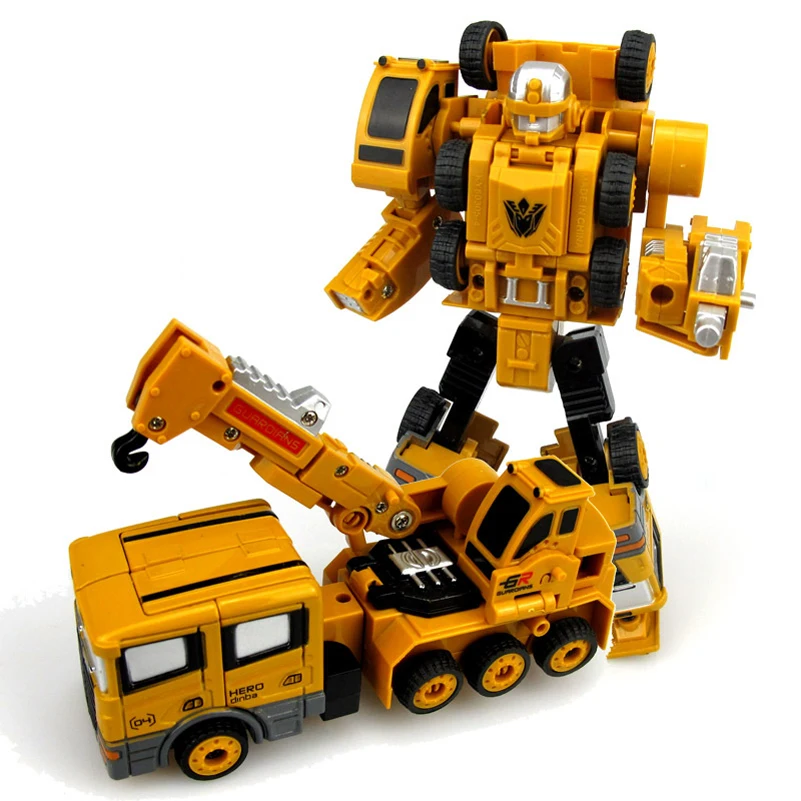 Трансформация Инженерная машина игрушка 2 в 1 сплав Модель Игрушки Роботы
