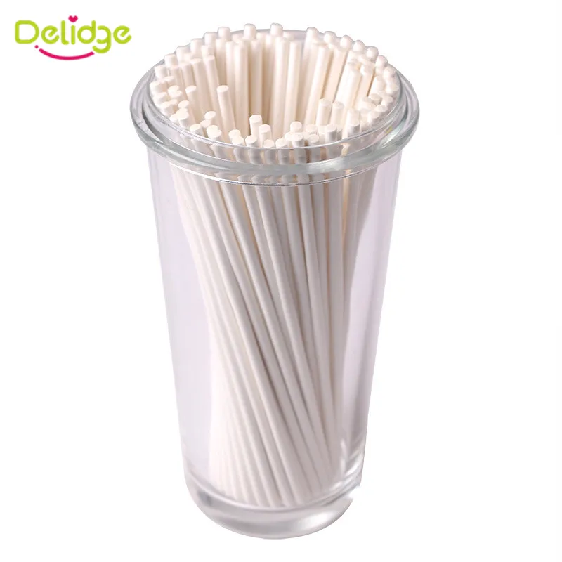 50 шт./компл. цветные палочки для леденцов твердая бумага поп торта выпечки