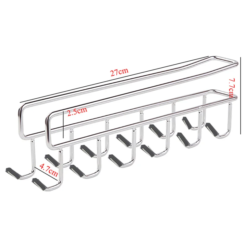 Вешалка для одежды полка стеклянных кружек | Дом и сад