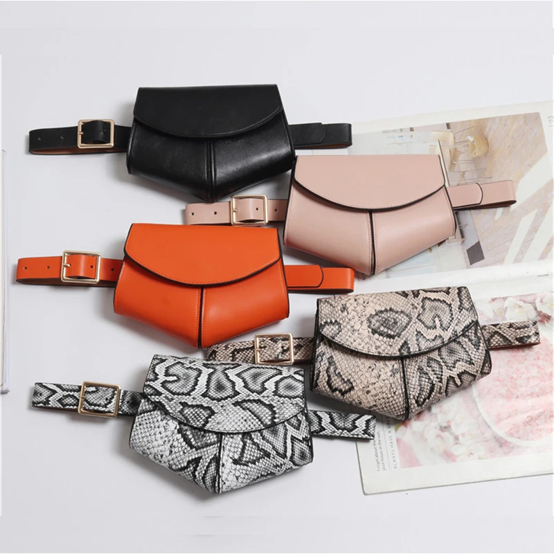 Сумка на седло XMESSUN 2020 Женская со змеиным принтом роскошный брендовый кожаный