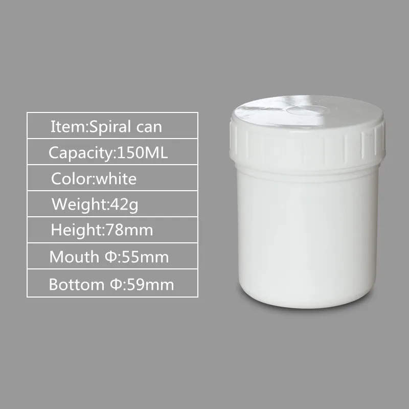 150ML-3 150 мл/200 мл/300 мл/500 мл/600 мл/1000 мл пластиковые банки для хранения кухни злаковое зерно контейнер для риса пищевой материал - Цвет: 150ML-3