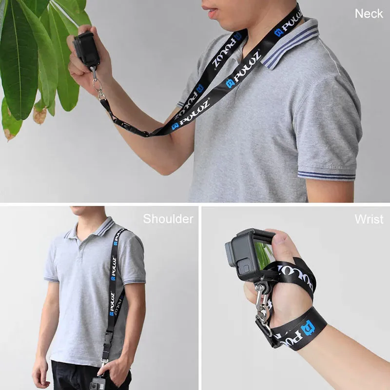 Neck Lanyard Strap Sling with Quick-released Safety Buckle for GoPro 8 7 6 5 SJCAM YI 4K EKEN DJI OSMO Action Camera Accessories |