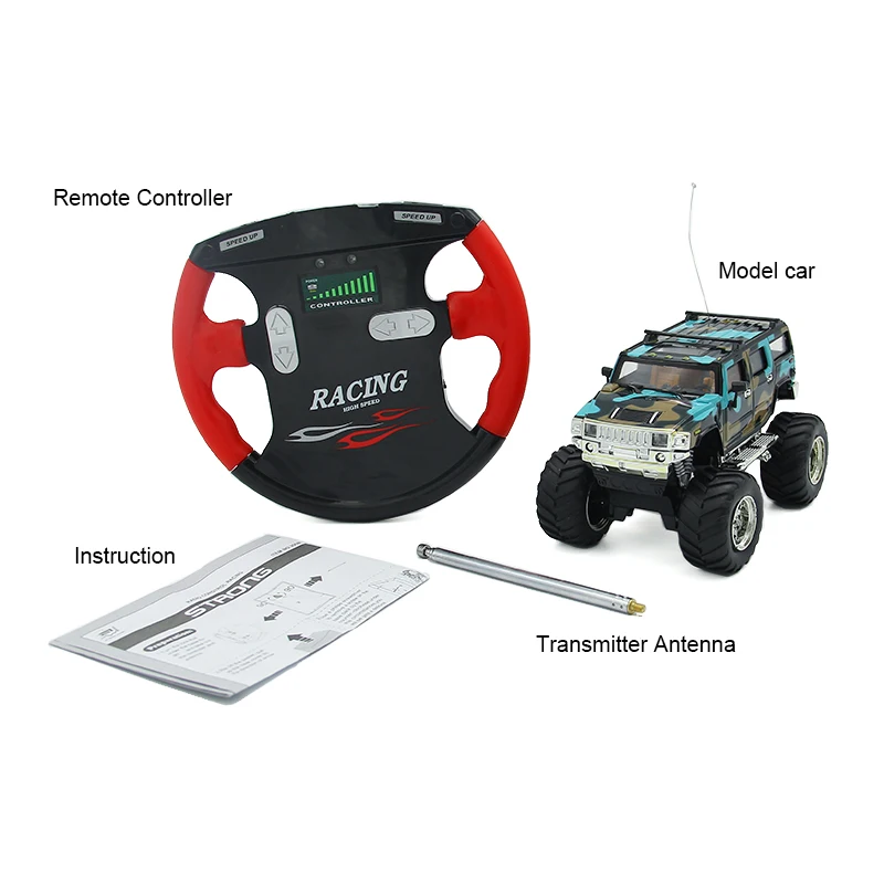 Электрический rc автомобиль Hummer внедорожники демпфирования 4ch Дистанционное