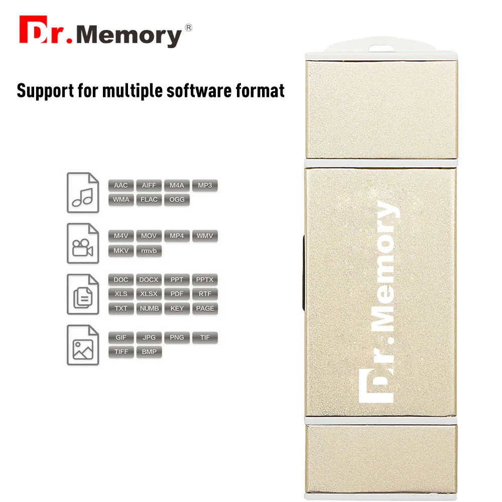 

Dr.memory lightning TF/micro reader for Apple iphone 6s 7 plus IOS USB 2.0 Adapter metal pendrive for sony gold color
