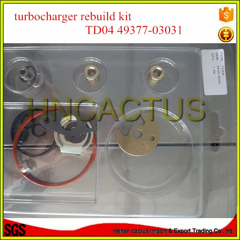 Двигатель турбо комплект для ремонта TD04 49377 03031 turbo ремонтный Pajero II SHOGUN