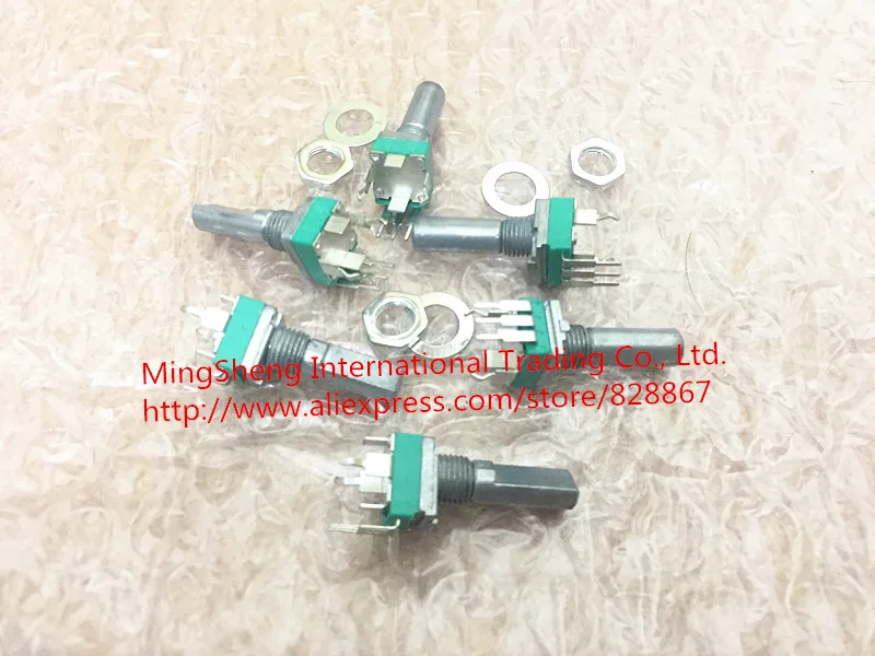 418-S1-693-HA RK097N одиночный шарнирный вертикальный потенциометр B20K ручка длинная 20MMF полоса средняя точка(переключатель