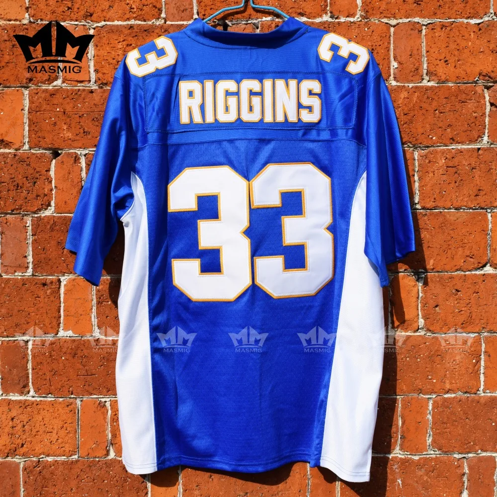 Мм masmig пятницу Ночные светильники Тим Риггинс 33 Диллон школе Футбол Джерси синий