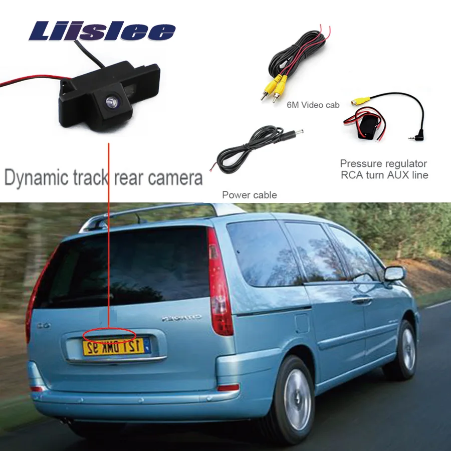 Liislee Автомобильная камера заднего вида для Citroen C8 Eurovans MK2 2002 ~ 2014 Водонепроницаемая