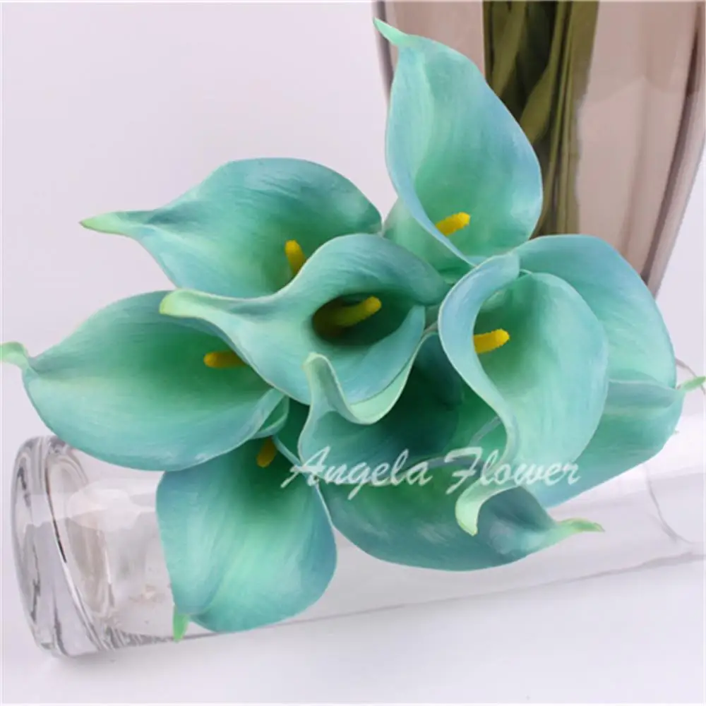 Бесплатная доставка 21 шт Искусственные цветы полиуретан с эффектом реального