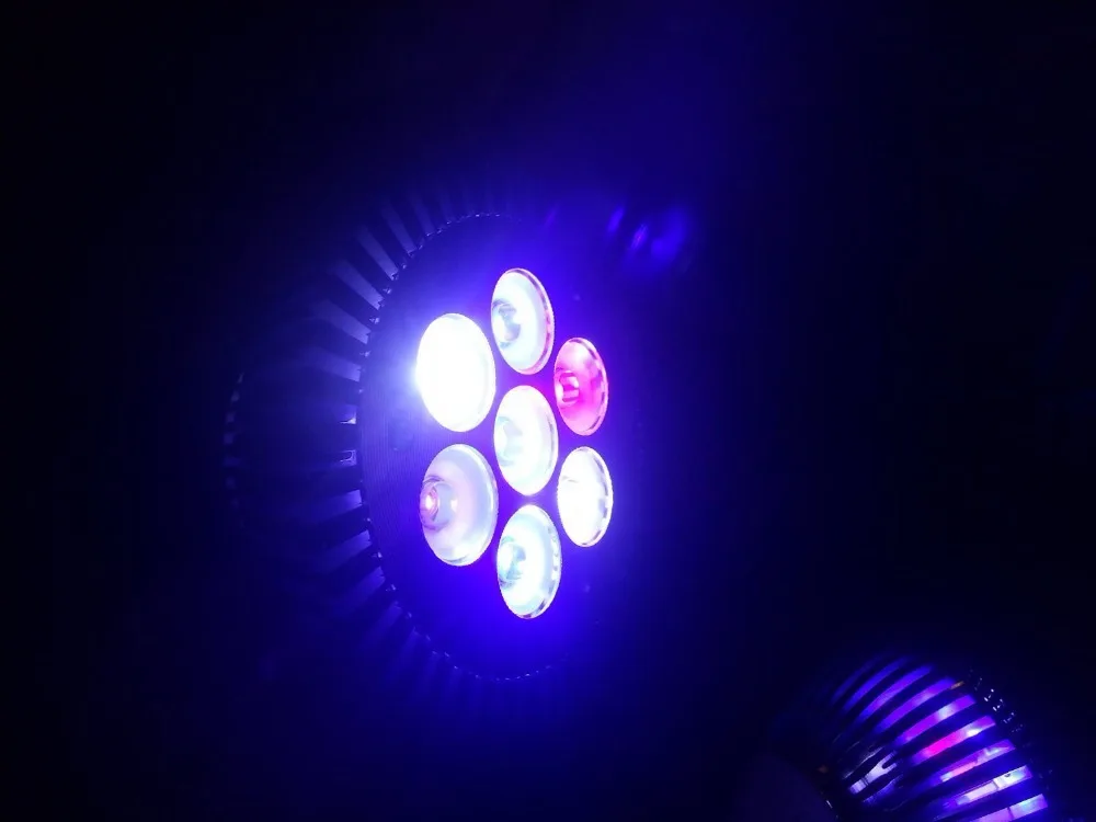 Светодиодная лампа e27 7 Вт полный спектр для коралловых рифов нано резервуар