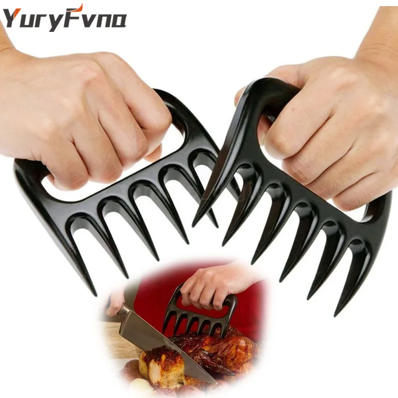 YuryFvna 2 шт. коготь для мяса медведя потянутый свинины измельчитель вилка резьбы