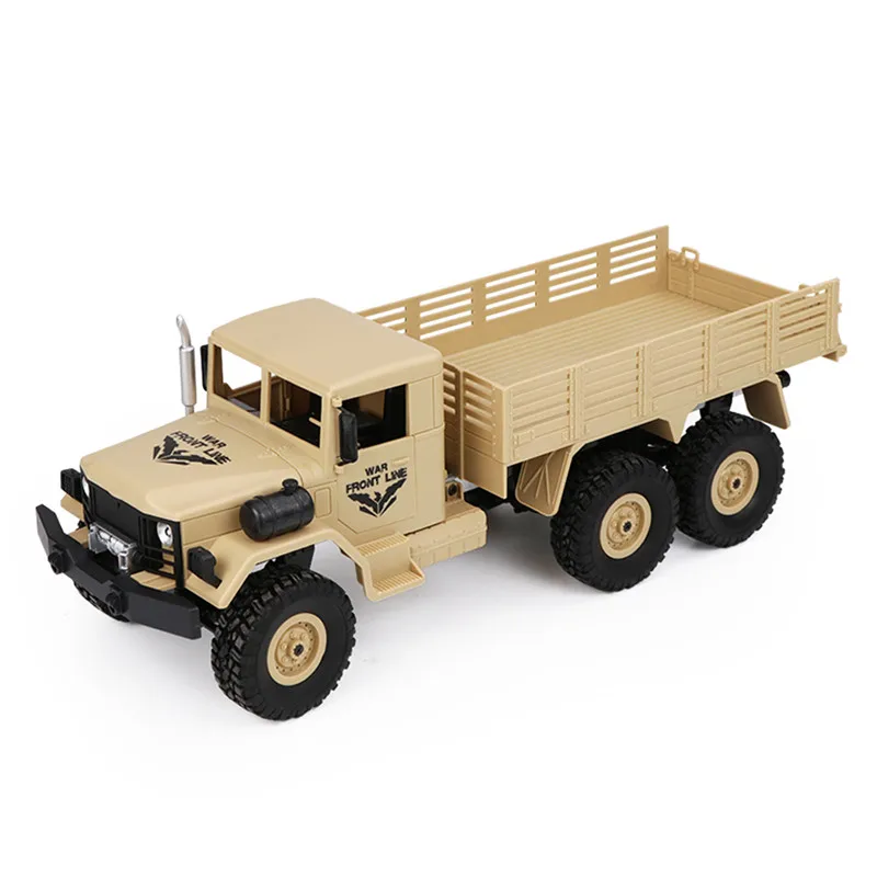 Цвет: желтый JJR/C JJRC Q63 1/16 2,4G 6WD внедорожный военный грузовик гусеничный RC автомобиль щеточный мотор игрушки дистанционного управления зеленый желтый - Цвет: Цвет: желтый