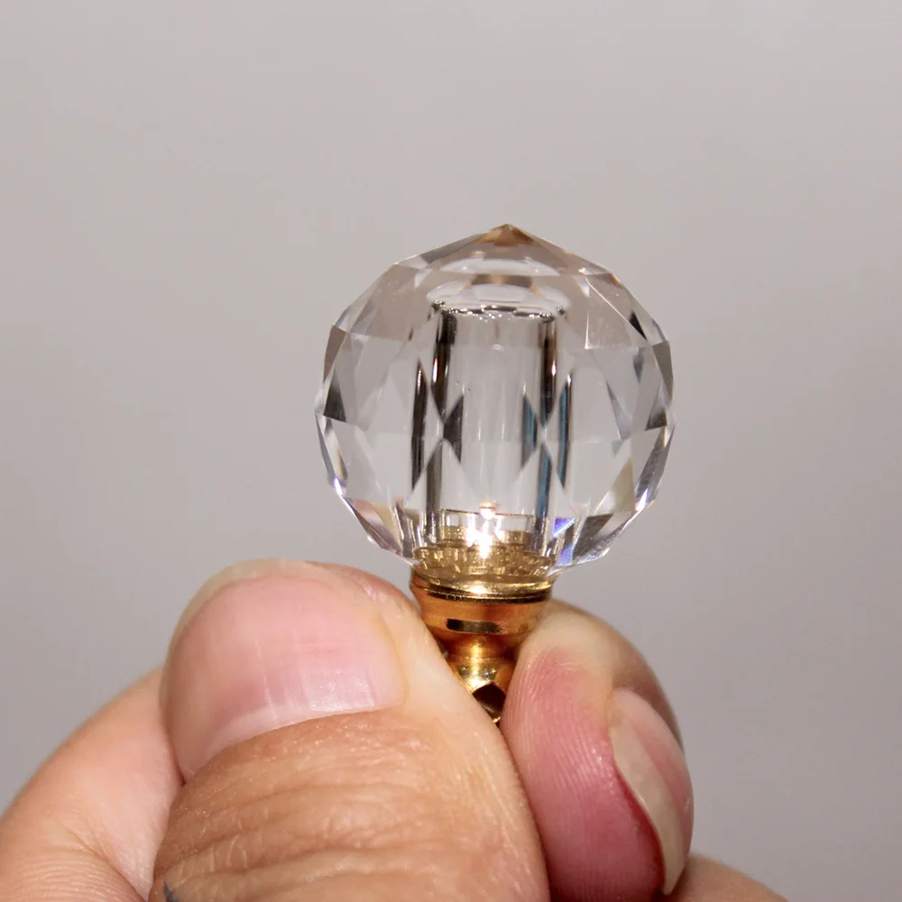 Natural white crystal perfume bottle polyhedron facet Pendant clear quartz Jewelry Necklace Gift for women | Дом и сад