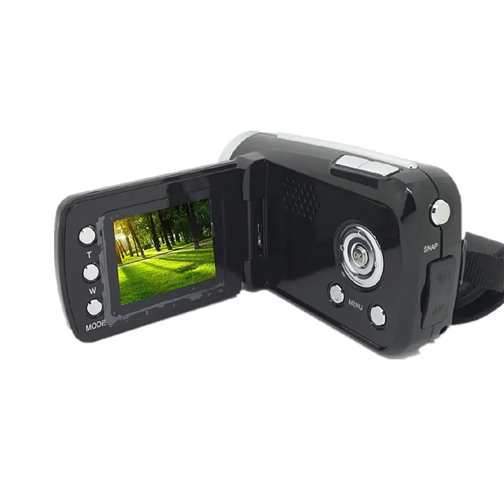 Черный Цифровая камера видеокамеры Портативный видео рекордер 4X цифровой зум дисплей 16 миллионов домашний открытый видео рекордер - Цвет: Черный