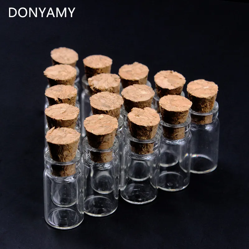 DONYAMY 200 шт. 1 мл 7/8 дюйма х 3/8 модные маленькие милые мини пробковые пробки