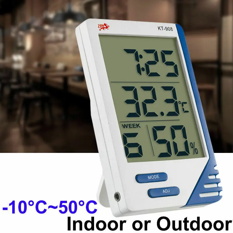

High accuracy LCD Digital Thermometer Hygrometer Indoor Outdoor Electronic Temperature Humidity Meter Weather Station