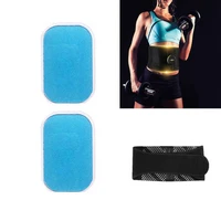 4pcs gel pads for ems abdominal muscel trainer replacement fitness gel sticker hydrogel stimulator main unit toner gym equipment