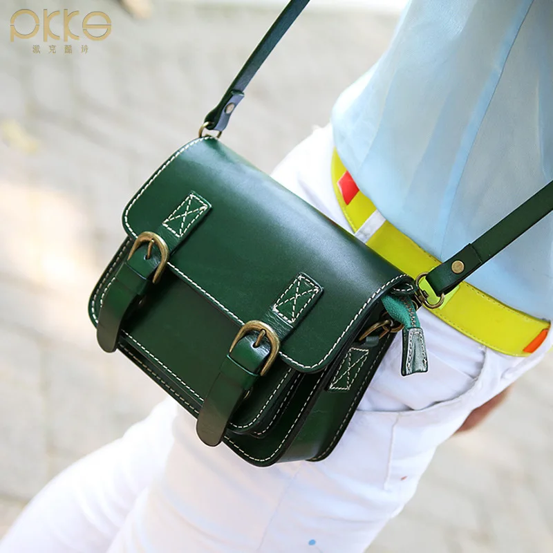 

New Style Sweet University Women Bags Single Shoulder Bags Fashion Tide Geniune Leather Women Messenger Crossbody Small Bags