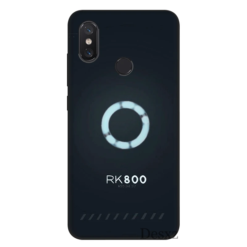 Мобильный телефон чехол для Xiaomi Mi MAX 3 6 8 A2 Lite A1 5X 6X F1 9 SE силиконовый Detroit Become Human RK800