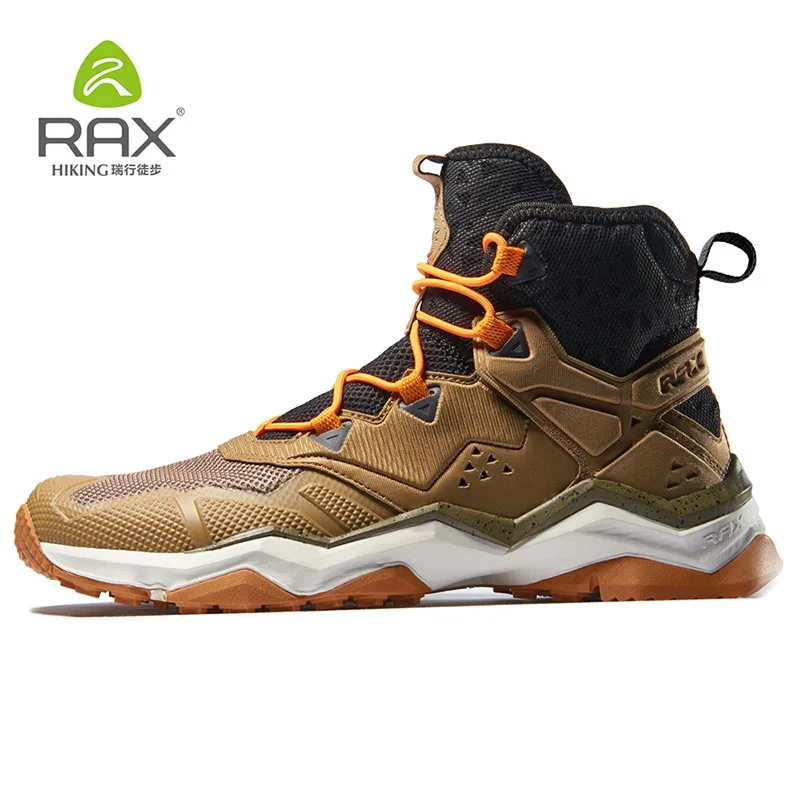 RAX Men Winter Outdoor Sports Shoes Hiking Boot  Warm Mountain Trekking Anti-slip Shoes Outdoor Comfortable Shoes Men Breathable