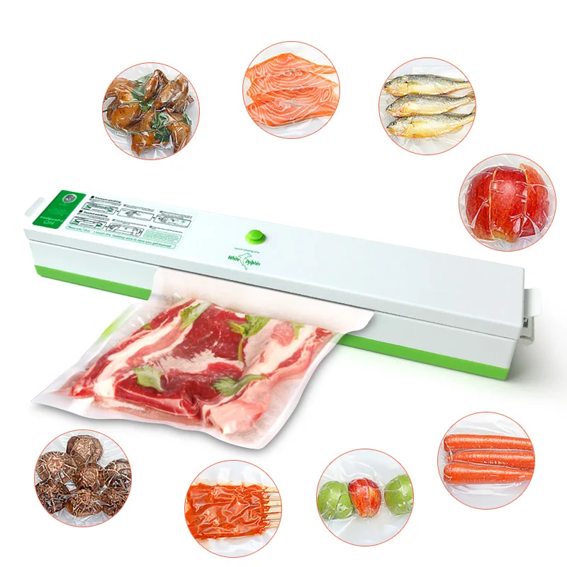 Вакуумный упаковщик пищевых продуктов 3 рулона 15 пакетов в подарок бытовой