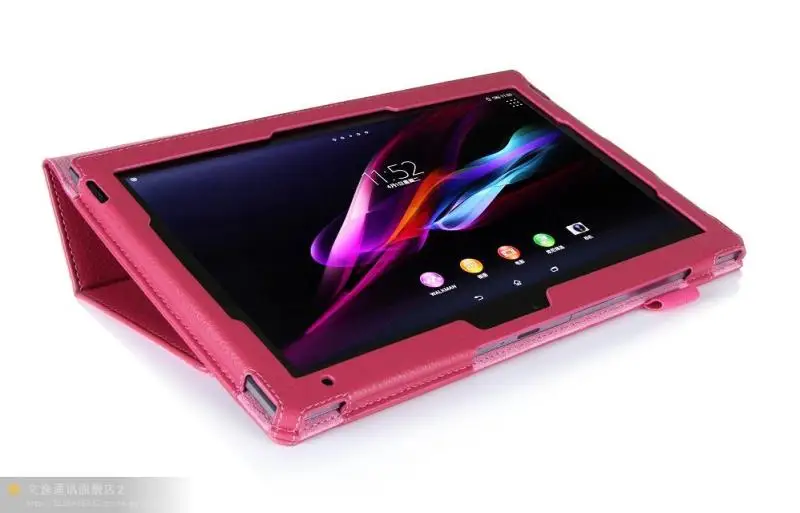 Роскошный кожаный чехол-кобура для планшета для sony xperia Z2 10,1 дюйма, складной чехол-подставка для планшета sony xperia Z2+ ручка