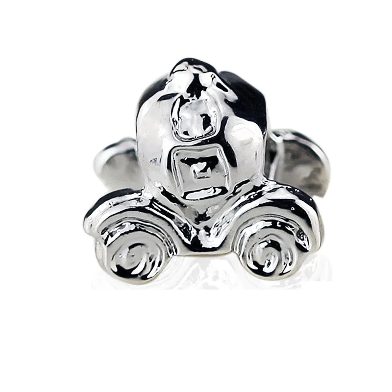 Бусы из серебряного сплава DIY металлические с большими отверстиями