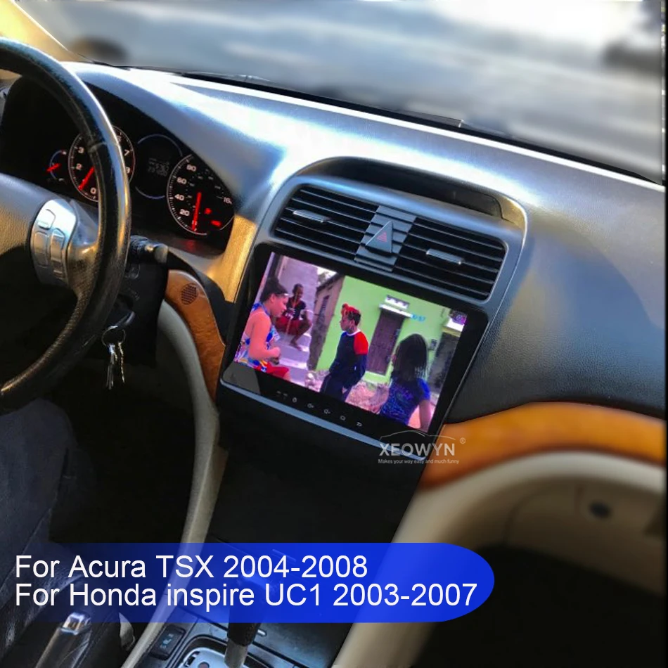 10,1 дюймов Android 8,0 Восьмиядерный автомобиль радио стерео для Acura TSX 2004-2008 gps навигация Поддержка рулевого колеса управления 1024*600