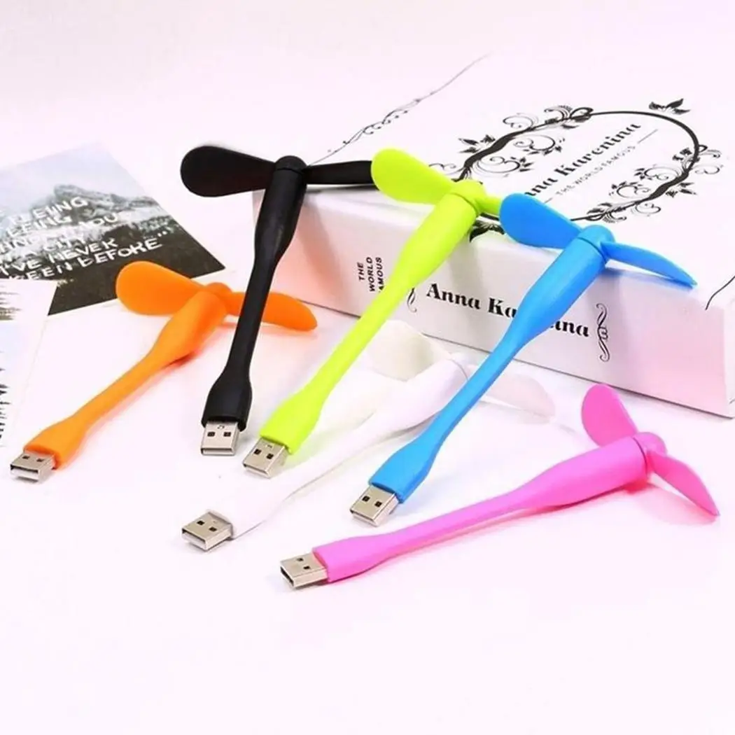 Милый портативный гибкий мини USB вентилятор гибкие съемные гаджеты низкая