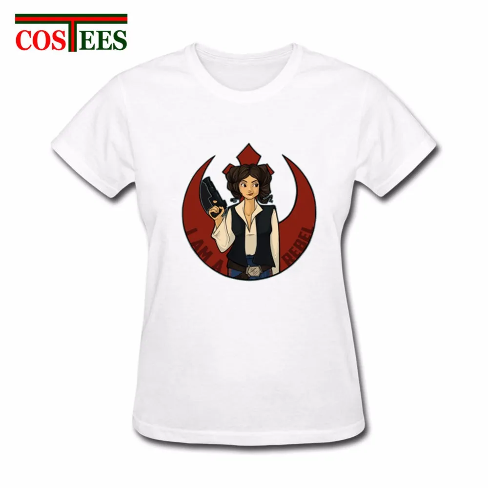 Camiseta/футболки принцессы Leia Rebel Женская Повседневная футболка женская с принтом