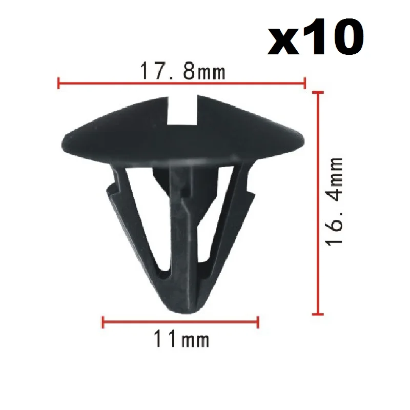 

10x нейлоновый фиксатор для Honda 91501-TOA-003