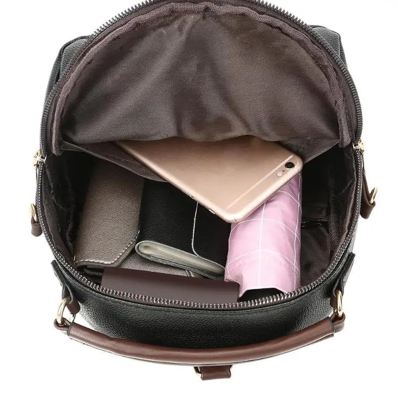 Кожаный рюкзак mochila, женский рюкзак с большой молнией, рюкзак, Студенческая сумка, женские большие повседневные дорожные сумки, mochila feminina sac
