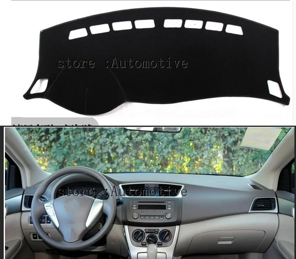 Коврик для приборной панели 2013 2014 2016 2017 коврик Nissan Sentra Sylphy B17 защитный