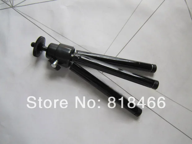 Бесплатная доставка 10 шт Черный Мини штатив Алюминиевый металлический легкий