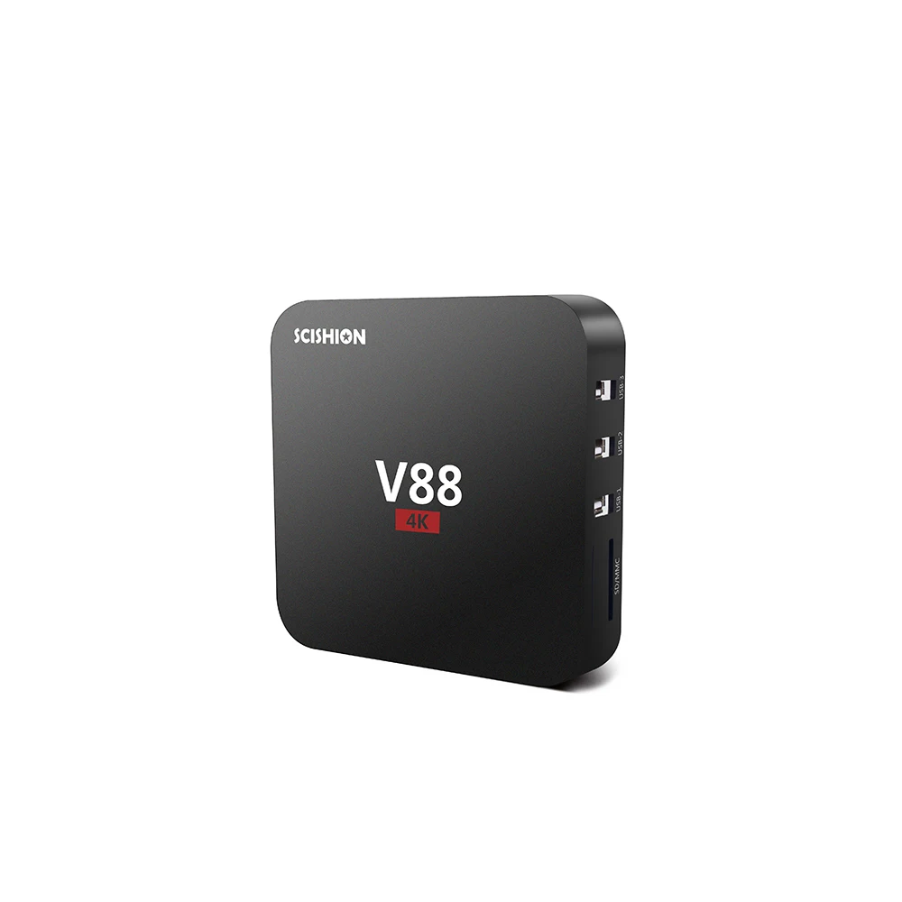 V88 1G 8G Smart TV Box RK3229 четырехъядерный Android 7 1 4K Wi Fi поддержка Youtube бесплатное умное