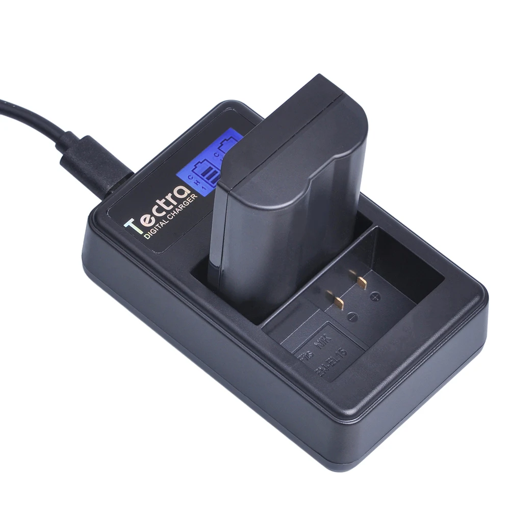 4 шт. EN-EL15 EN EL15 камера Литий-ионная батарея + LCD USB двойное зарядное устройство для