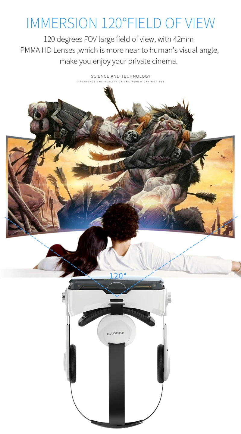 Xiaozhai BOBO VR Z4 очки с Bluetooth пультом дистанционного управления Google Cardboard Pro для Iphone Android смартфон биокулярный иммерсивный