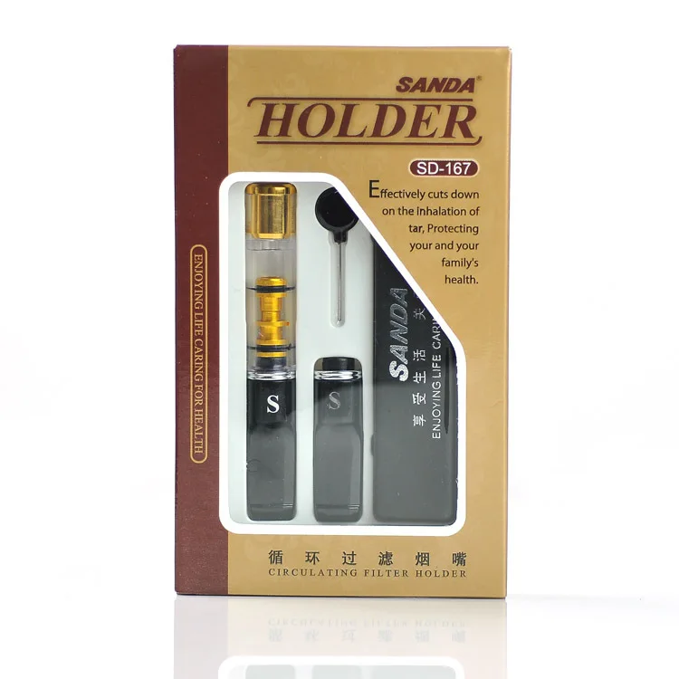 Sanda cigarette holder cleaning circulation filter Smoking Pipe Smoke gadgets for men SD-167 Free shipping 5pcs/lot | Дом и сад