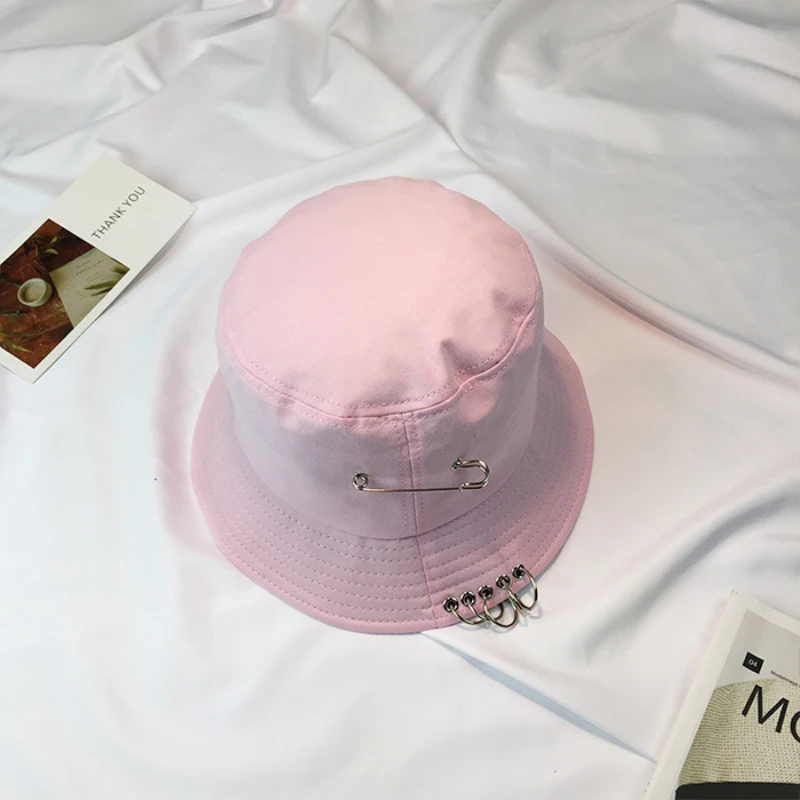 HT1252 Новые мужские и женские кепки в стиле хип-хоп с кольцами булавкой хлопковые