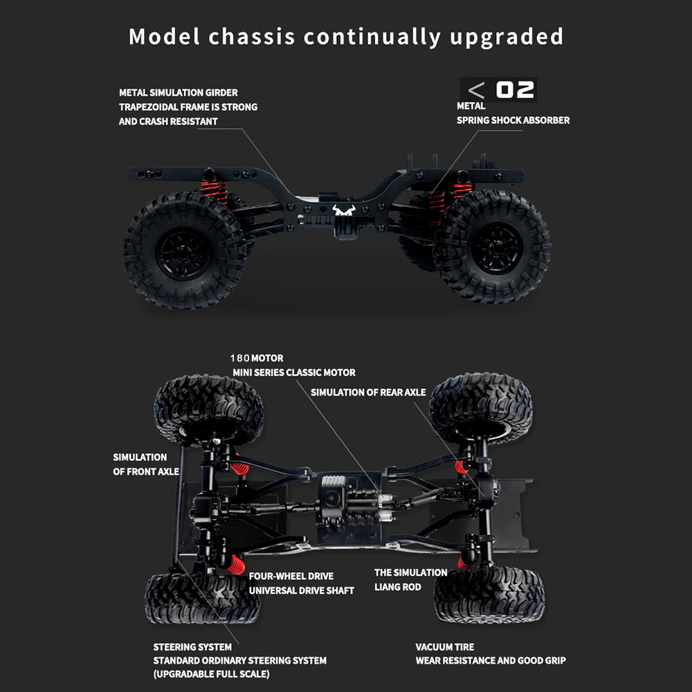 MN D90 1/12 4WD 2 4G внедорожник с дистанционным управлением Rock Crawler высокоскоростной со