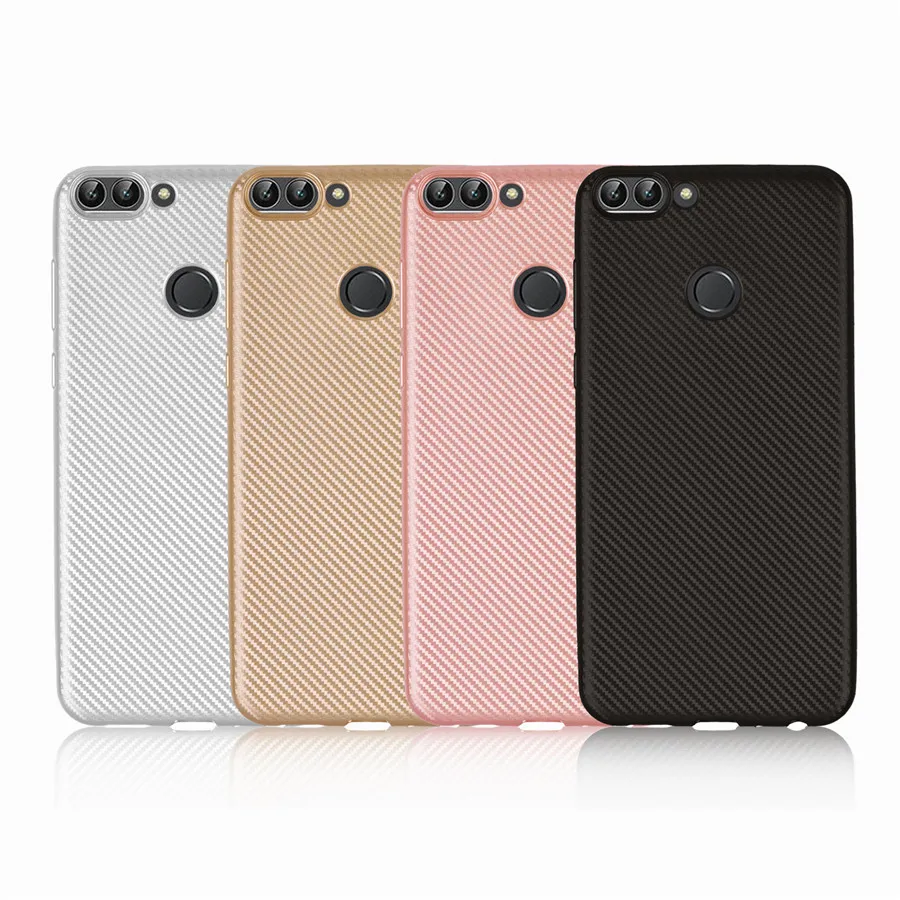Для huawei P Smart Case 5 65 Дюймов скраб твил мягкая TPU противоскользящей задняя крышка
